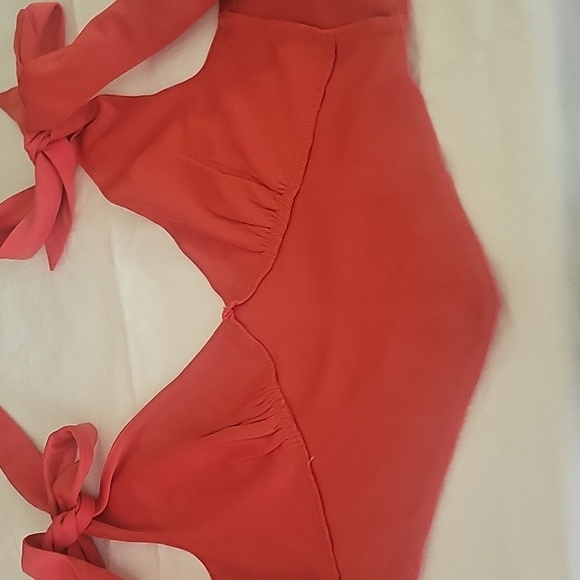 Cute crop top color redish orange - Picture 6 of 6